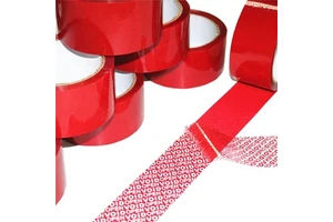 Tampa Evident Tape 48mm X 50m Red High Temperature Antistatic Void Open Packing Tape