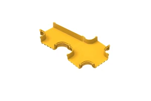 China-Made Latest Yellow PVC Raceway Cable Tray 120/240 Fiber Duct High-quality Channel Type Cable Trays