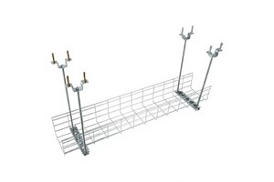 Customized 304 Stainless Steel Wire Mesh Hot-Dip Galvanized Ladder Tray for Industrial Construction Cable Management