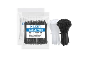High Load Fluorescent Nylon Cable Ties Environmental Resistant Plastic Zip Cable 100mm Wholesale Pack Industrial