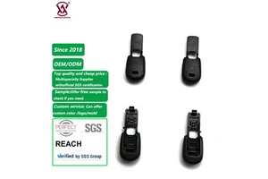 Stopper Cord End Caps Rope Stopper Buckle Plastic Recycled PP Nylon Black Color Cord Elastic Drawstring End