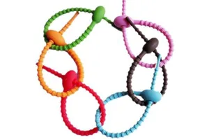 Silicone Cable Ties Twist Tie Organizer Silicone