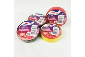 Original 3M 1600, Colorful Electrical Insulating Tape, 18mm X 20m, 0.15mm Thick, Lead-Free Waterproof Flame Retardant PVC Tape