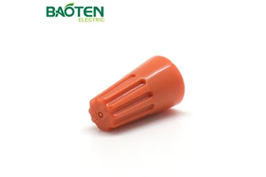 BAOTENG Power Screw-On Caps Wire Connectors Terminal Plastic & Vinyl Wire End Caps 20A 250V Rated