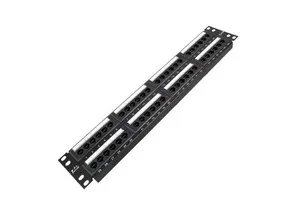 19 Inch 2U Cat6 48 Port Krone Patch Panel with Printing