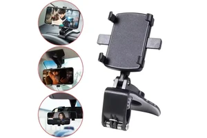 2026 New Car Mobile Phone Holder Easy Clip Mount Stand Panel Multi-Functional Universal Dashboard GPS Navigation Bracket Holder