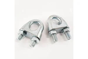 U.S. Type Malleable Wire Rope Clips Zinc Plated Wire Rope Clamp For Sale