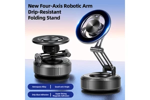 360 Degree Rotation Desktop Vacuum Suction Phone Holder Universal Vacuum Adjustable Long Arm Suction Magnetic Phone Holder