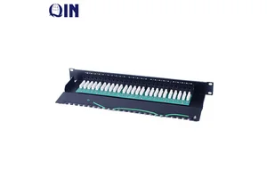 Shenzhen Rackmount 50 Ports RJ11 Telephone Patch Panel FTP Cat3 Voice Patch Panel