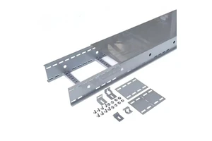 Industrial Waterproof Ventilated Cable Tray Perforated Stainless Steel Galvanized Aluminum for Cable Laying Management