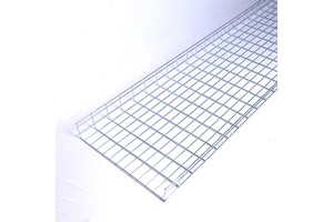 Ventilated Wire Mesh Cable Tray with Hot-Dip Galvanized & Anti-Corrosion Paint for Industrial Use and Heat Dissipation