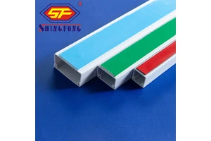 Easy Install Cable Raceway Adhesive Electric Cable Channel Rectangular Square Plastic Conduit PVC Trunking
