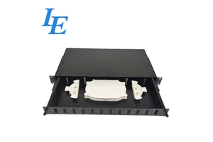 Factory Price Cheap 24 Port 6 Core Fiber Optic Patch Panel with SC FC LC ST Connectors Cold Rolled Steel