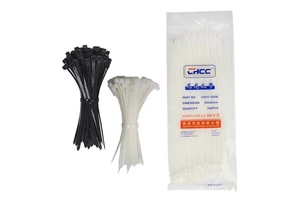 Self-locking Cable Ties White UV Black Brand New Material Nylon 66 Cable Zip Ties 4.8*300mm