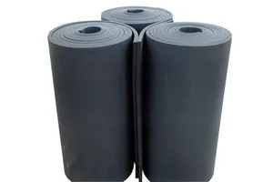 Sound Absorption Sheet Heat Insulation Nbr Sheet Rubber Roofing Strap Mats Heat Insulation Foam Roll