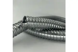 FRB FRB.JS Corrugated 3/16'' 6mm CE Certified OEM Galvanized Steel Flexible Conduit Pipes For Electrical Cable Wire Harness