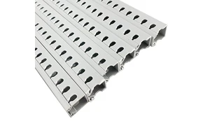 High Quality PVC Square Trunking Cable Tray Solid Square Gutter Design for Wire Management