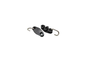 FTTH Butterfly S-Shape Leather Wire Pull Clamp 4G Network Compatible ABS Plastic Tension Clamp For Cable Retractor