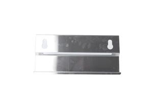 CNC 304/316 Stainless Steel Bent L Shape Wall Mount Bracket With Keyhole Slots For Equipment Fixing Bracket