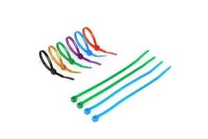 Hot Selling Factory PA66 Nylon Cable Tie Wraps Self-locking 2.5mm 4" 6" 8" 10"inch Cable Tie with Resistance Material