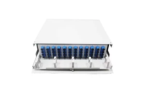 4U Rack Mount ODF Fiber Patch Panel 12/24/48/96/144 Core High-Density Splice Enclosure