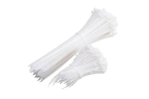 2.5*60mm Eco-Friendly White Miniature Plastic Cable Ties Self-Locking Custom Nylon PA66 Zip Ties Wrap Cable Wire Tie