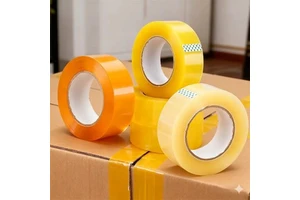 [Factory Direct] 2.5 Mil Strong Stickiness Clear Shipping Tape For Ocean Freight Boxes
