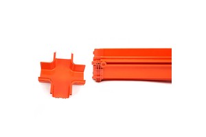 Data Center Usage Yellow Plastic Cable Tray Fire Resistant Optical Fiber Channel Cable Tray