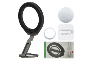 Multi Functional Adhesive Bracket Adjustable Portable Mobile Finger Grip Ring Stand Grip Double Sided Magnetic Cell Phone Holder