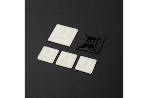 High Quality ND19 White Self Adhesive Cable Tie Mount Waterproof ROHS 94-V2 Compliant