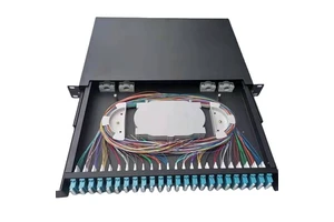 24 Port LC Fiber Optic Patch Panel Outdoor ODF for 4G 3G GPRS POE Networks
