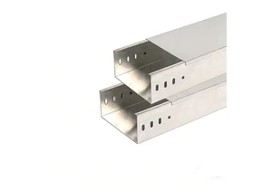 Aluminum Alloy Perforated Cable Tray 3M Length 1200mm Width Ventilated Trough for Industrial Cable Management