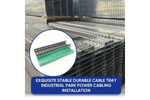Long Span High Load Perforated Cable Tray for Industrial Park Logistics Center Power Communication Cabling Customizable Size