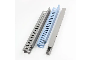 Slotted PVC Cable Wiring Duct Flame Retardant Electrical Trunking for Fire Safety Control Cabinets