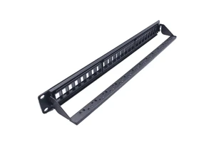 EXC The high quality 19'' Cat5E 24 port 48 port blank patch panel with cable management