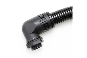 Cable Gland Right Angle Elbow Flexible Pipes Corrugated Pipe Joints Plastic Elbow Pipe Fitting Corrugated Conduit Connector
