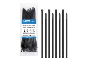Cable Tie Nylon 66 Zip Ties Clamp Nature or Black Wire Cable Tie Zap Strap
