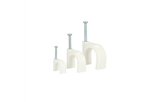 HONT Circle Hook Cable Clips (PE/PP) High Quality Round Clips for Fixed Wires-White/Black/Gray 5-20mm Custom Logo