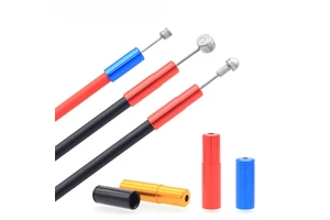 Hydraulic Brake Hose 4mm Aluminium Shift&Brake Cable Cap 5mm Colorful Cable End Bicycle Derailleur Brake Cable Cap Tip