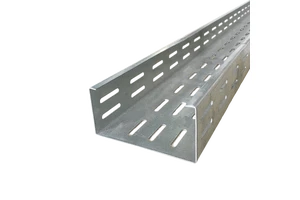 CE Certificate Customized Industrial Construction Galvanized Hot Dip Galvanized Stainless Steel Aluminum Perforated Cable Tray