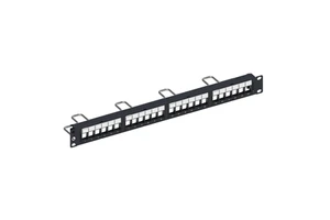 RJ45 Patch Panel Cat6A Gigabit 24-Port Network Patch Panel 760237046 with Modules