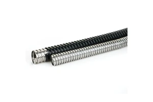 JAR Manufacturing PVC Coated Tubing Galvanized Metal Pipe Flexible Tubes Corrugated Conduit Pipe for Electrical Cable