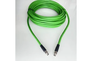 M8 A Code Male 3pin Straight Molded Type Cable Connector for Sensor with Custom length Continuous Flex Cable
