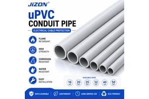 UPVC Conduit Pipe for Electrical Wiring | Flame Retardant PVC Electrical Conduit