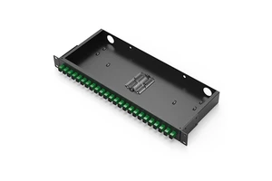 CE-RoHS Certified Splicing Fiber Patch Panel 1U 48F 19-Inch Rack For Server Room