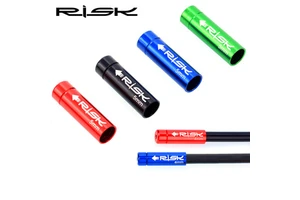RISK Mountain Road Bike Cable End Caps - Aluminum Alloy Brake 5mm Cable Core Cap, Shifter 4mm Cable Tube Sleeve Cap