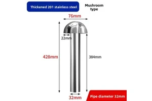 201 Stainless Steel Anti Corrosion Ventilation Pipe High Rise Factory Building Outdoor Duct