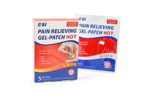 CSI Hydrogel Capsa Active Ingredient Pain Hot Patch Body Warmer Patch Heating Patches For Back Neck Knee Joints Pain