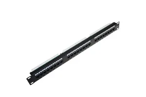 Discount Available Super CAT5/CAT6/Super Cat6 24port/48Port Data Patch Panel Unshielded Patch Panel for Networking