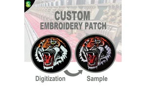 Customize Your Own Design Embroidered Patch Embroidery Badge Sew On Iron On Custom Embroidery Patch For Apparel Cap
